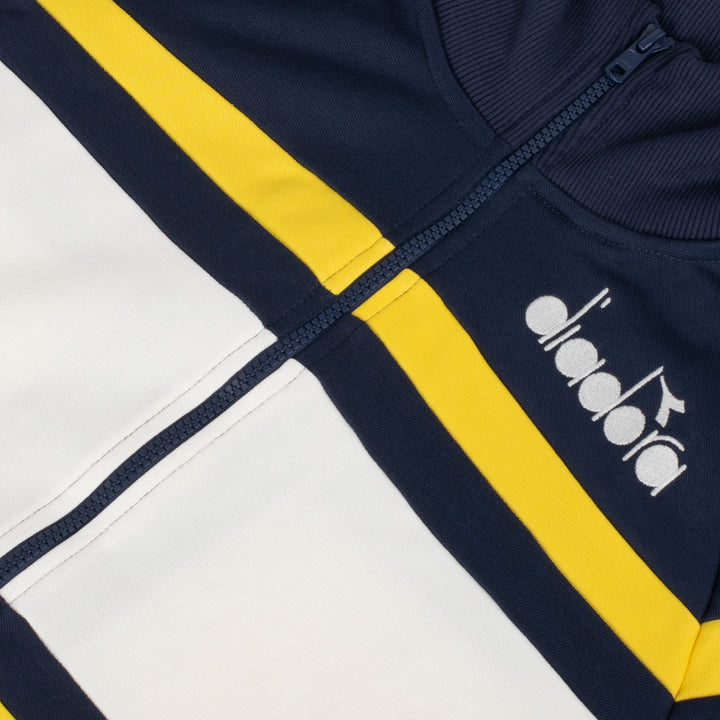 Diadora 80's Track Top Navy/Yellow