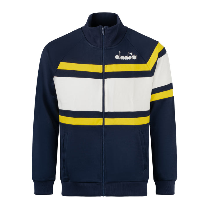 Diadora 80's Track Top Navy/Yellow