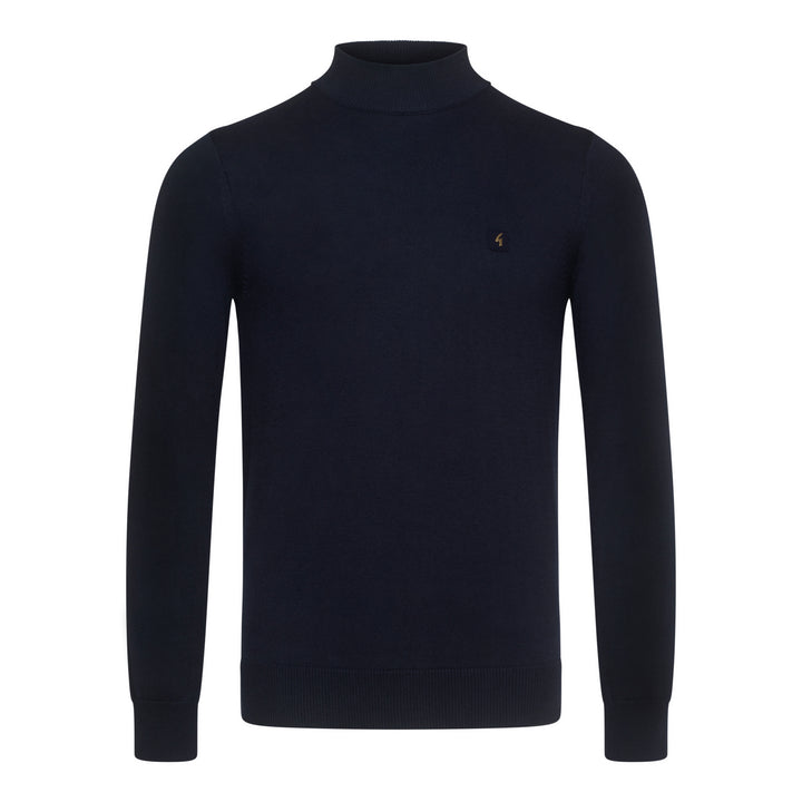 Gabicci Vintage Duke Turtleneck Jumper Navy