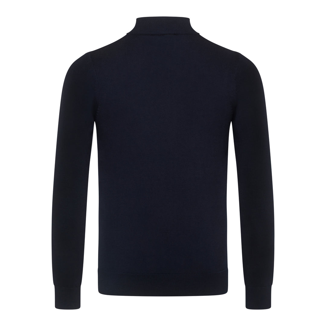 Gabicci Vintage Duke Turtleneck Jumper Navy