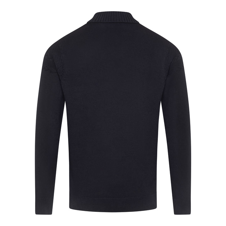 Gabicci Vintage Emilio Knit Roll Neck Navy