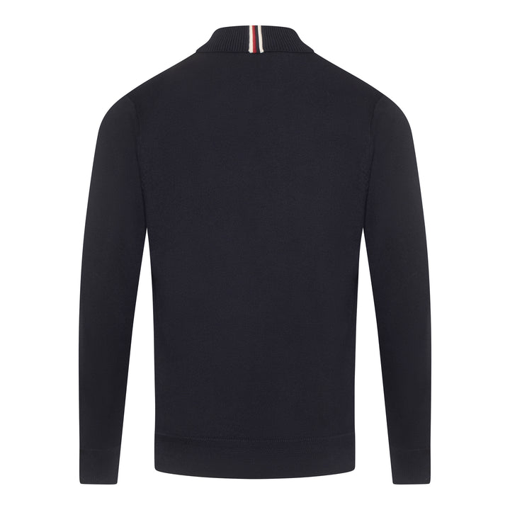 Gabicci Vintage Leonardo Knit Roll Neck Navy