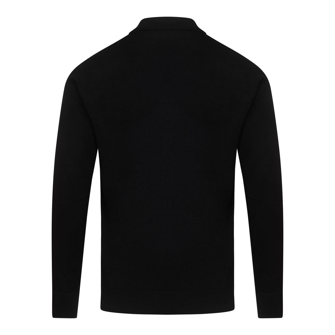 Gabicci Vintage Dalston Knit Polo Black