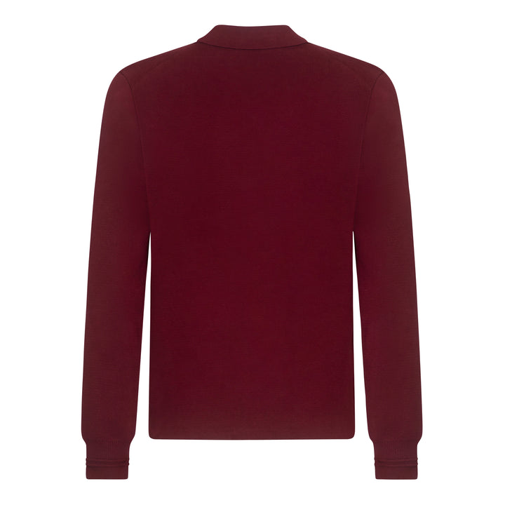 Merc London Rathbone Knit Shirt Wine