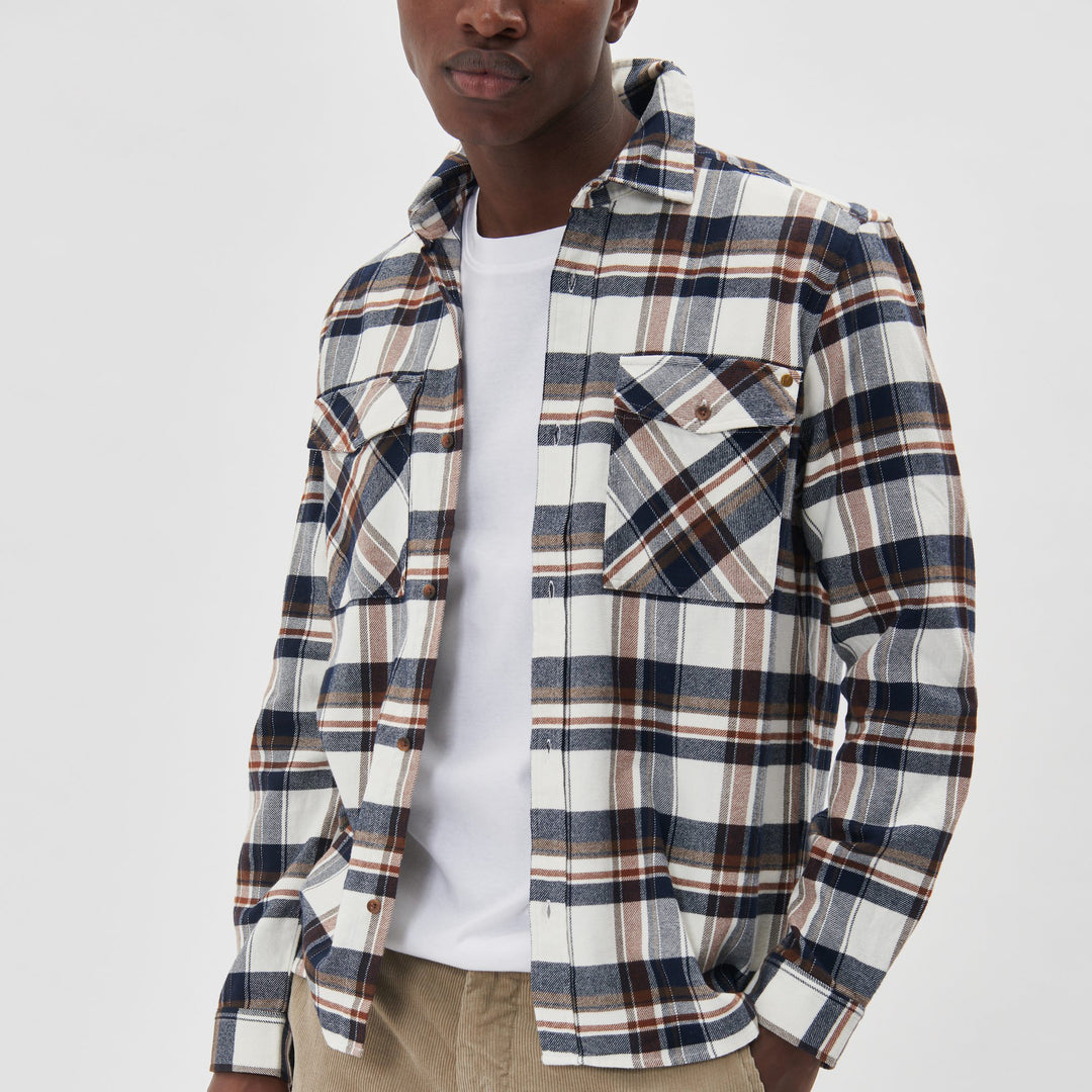 Matinique Glibbon Heritage Check Shirt Beige