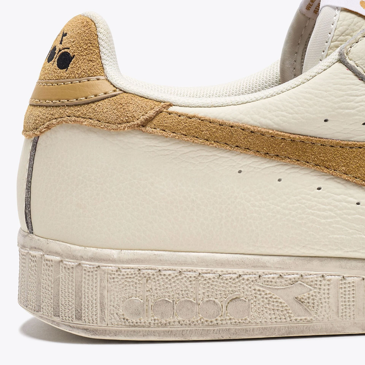 Diadora Game Low Suede Pop Trainers White/Beige