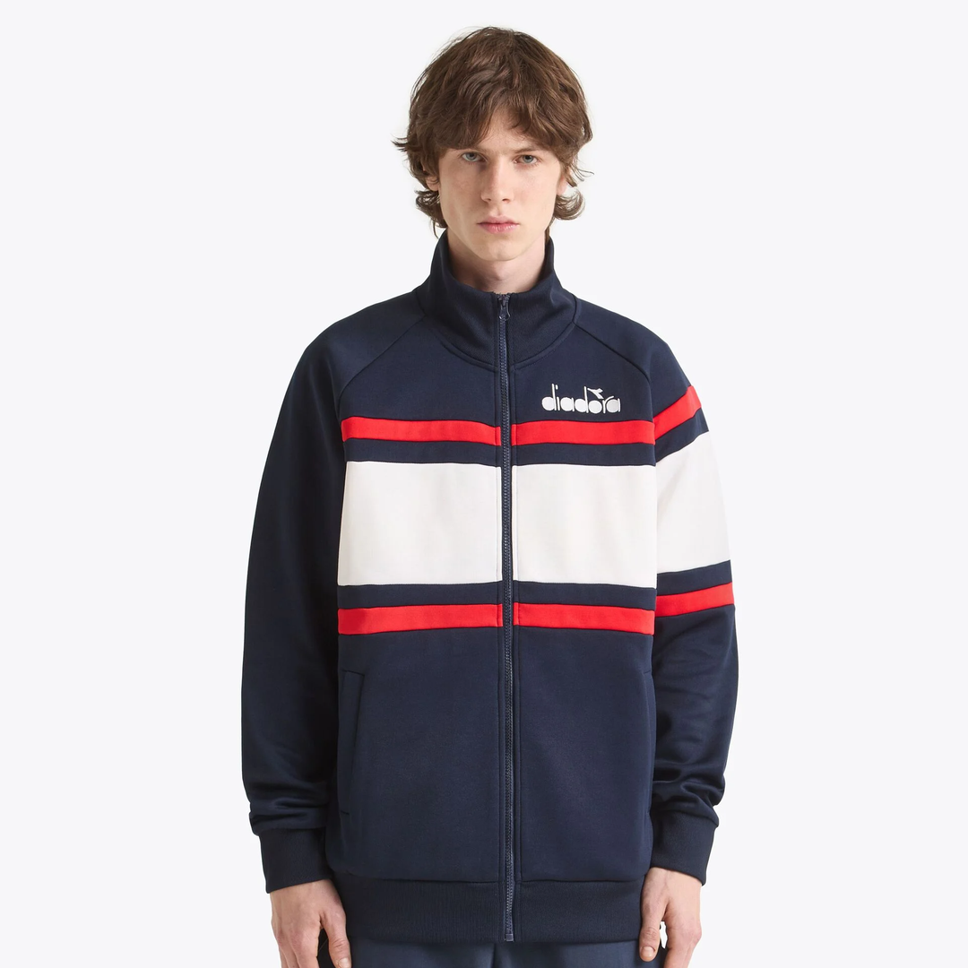 Diadora 80's Track Top Navy/Red