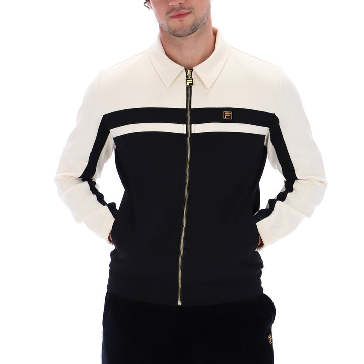 Fila Gold Bill Collar Track Top Black