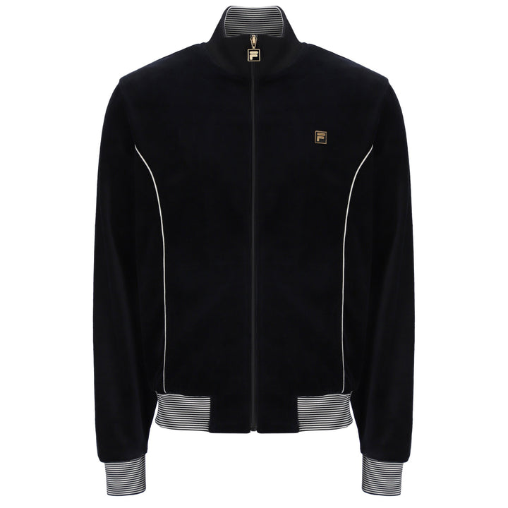 Fila Gold Bosa Velour Track Top Black