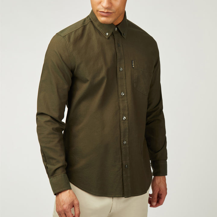 Ben Sherman Signature Oxford Shirt Khaki