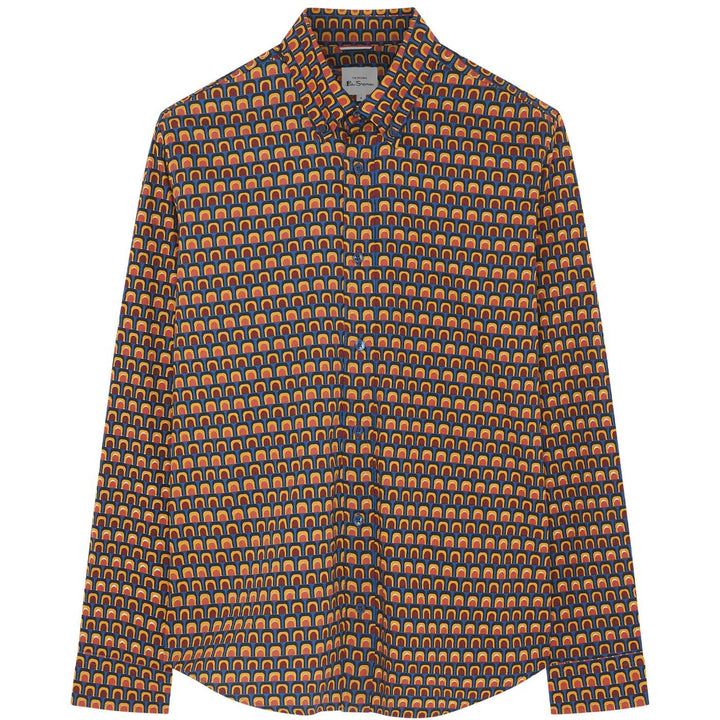 Ben Sherman Retro Pattern Shirt Navy