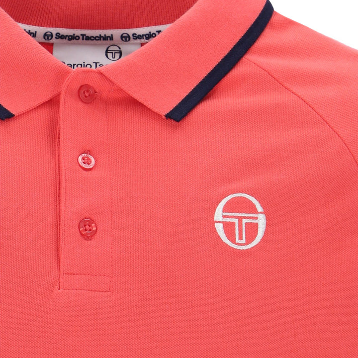 Sergio Tacchini Cambio Polo Shirt Pink/White