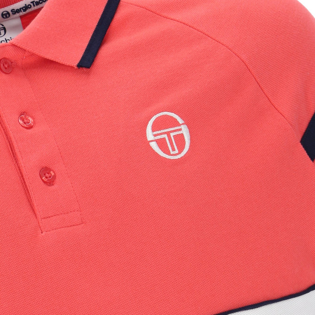 Sergio Tacchini Cambio Polo Shirt Pink/White