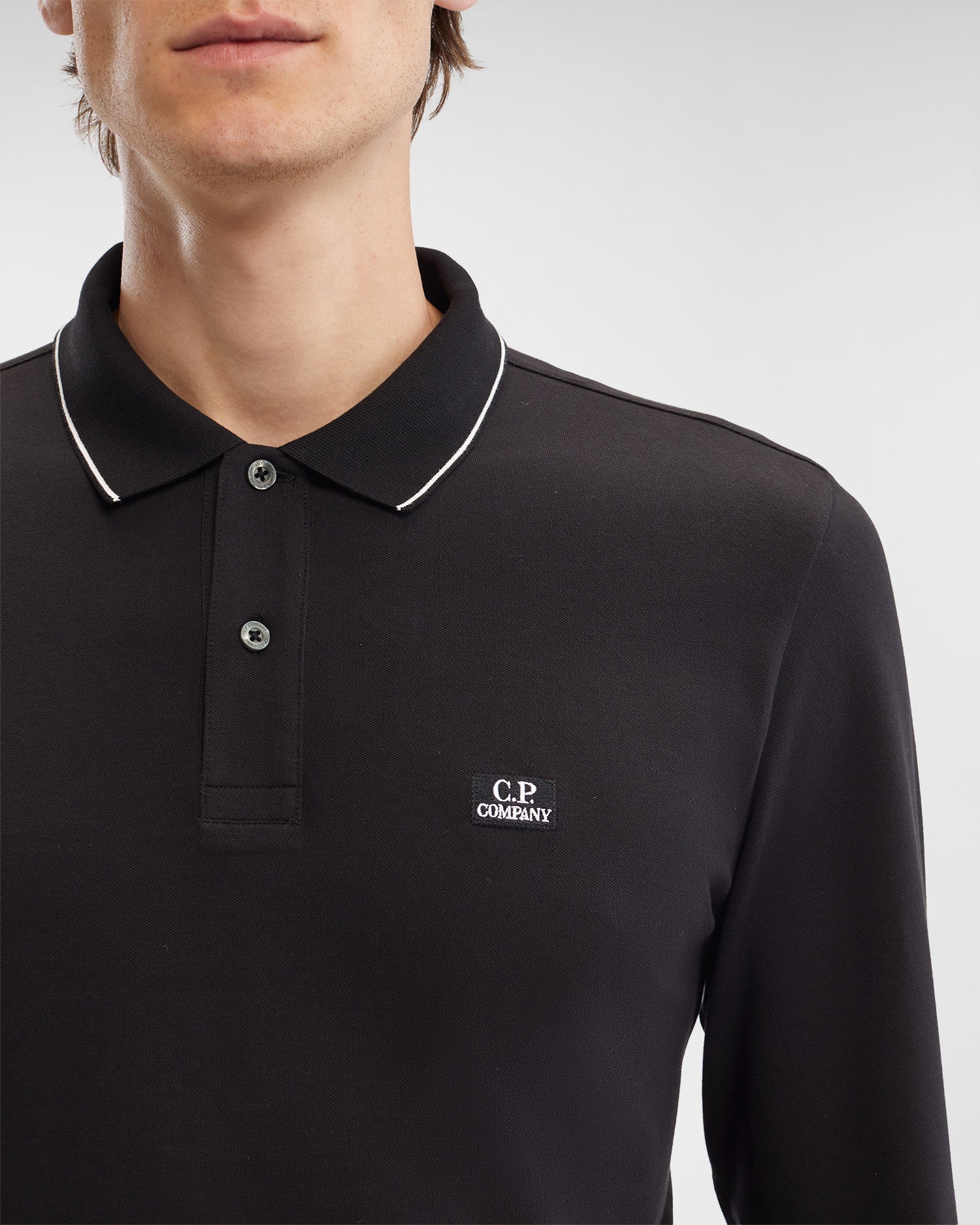 Long sleeve cp deals company polo