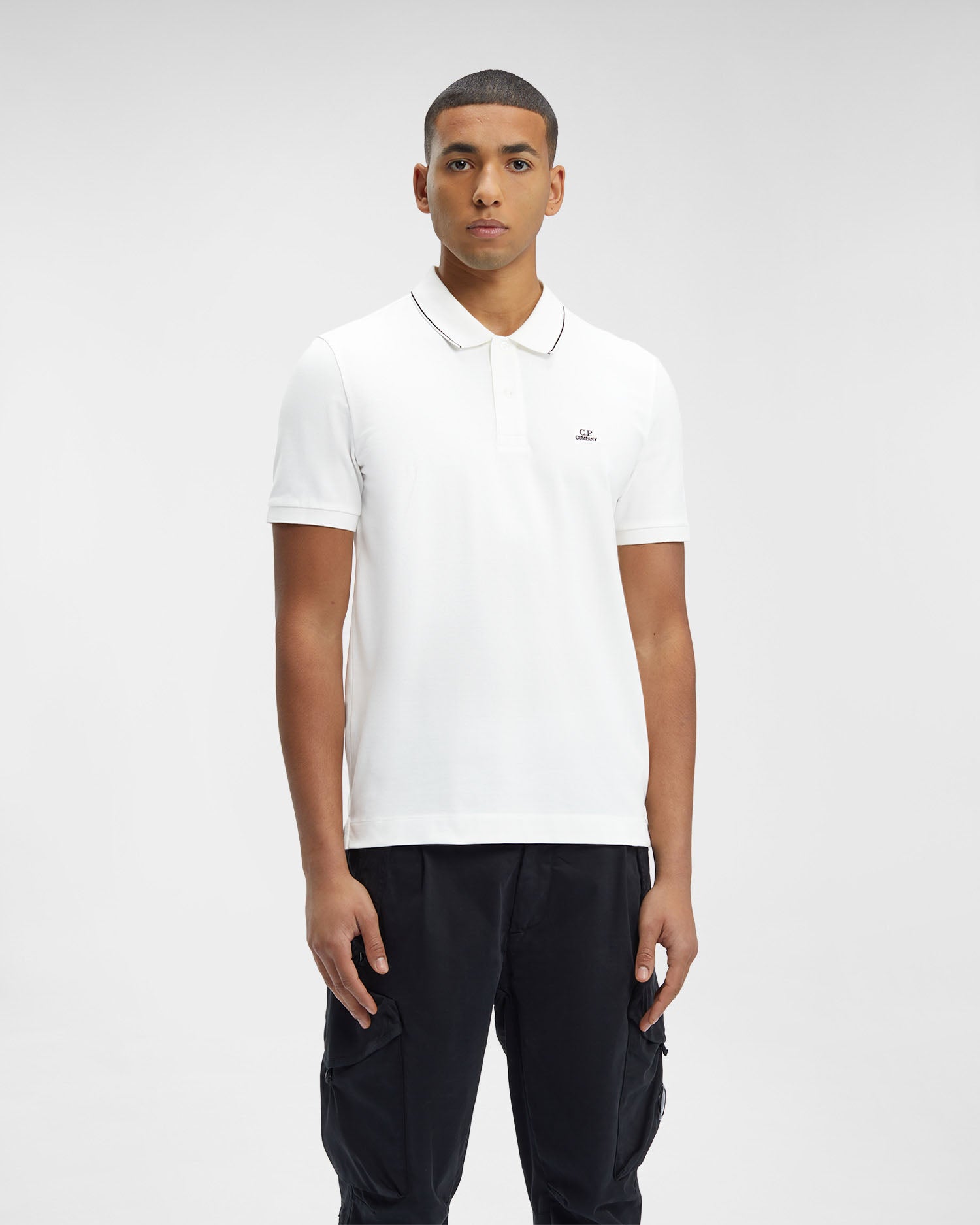 Cp company polo clearance white