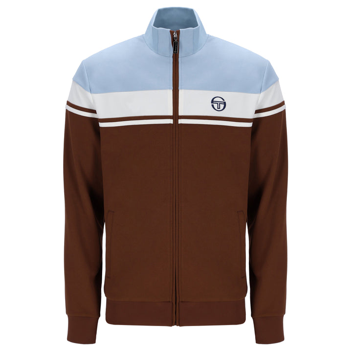 Sergio Tacchini Damarindo Track Top Brown/Sky