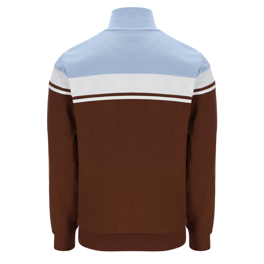 Sergio Tacchini Damarindo Track Top Brown/Sky