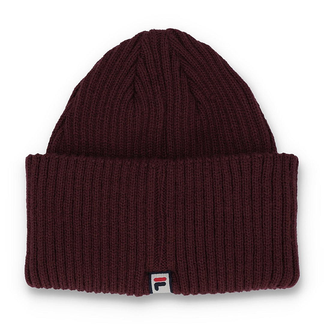 Fila Vintage Finns Beanie Hat Burgundy