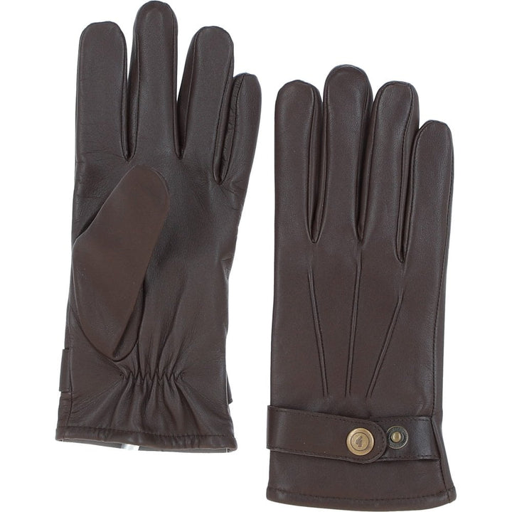 Gabicci Vintage Leather Driving Gloves Brown