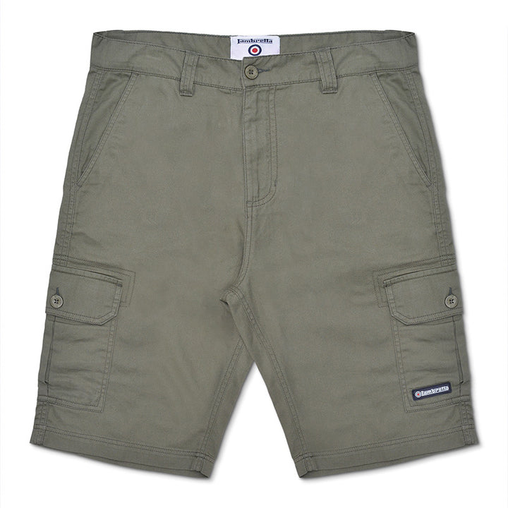 Lambretta Cargo Shorts Khaki