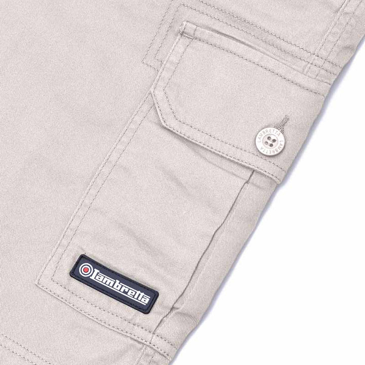 Lambretta Cargo Shorts Beige