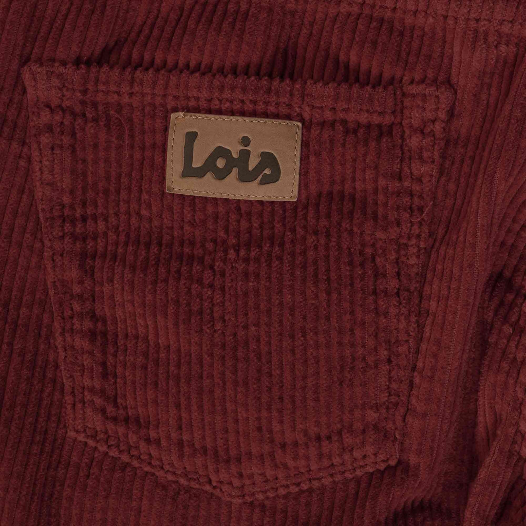 Lois Dallas Jumbo Cords Burgundy