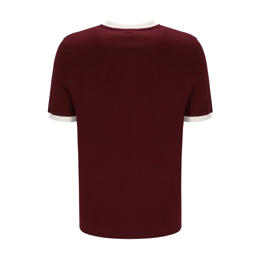 Fila Vintage Marconi T-Shirt Burgundy