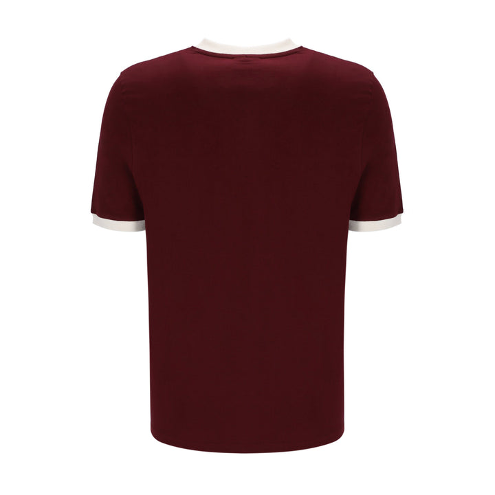 Fila Vintage Marconi T-Shirt Burgundy