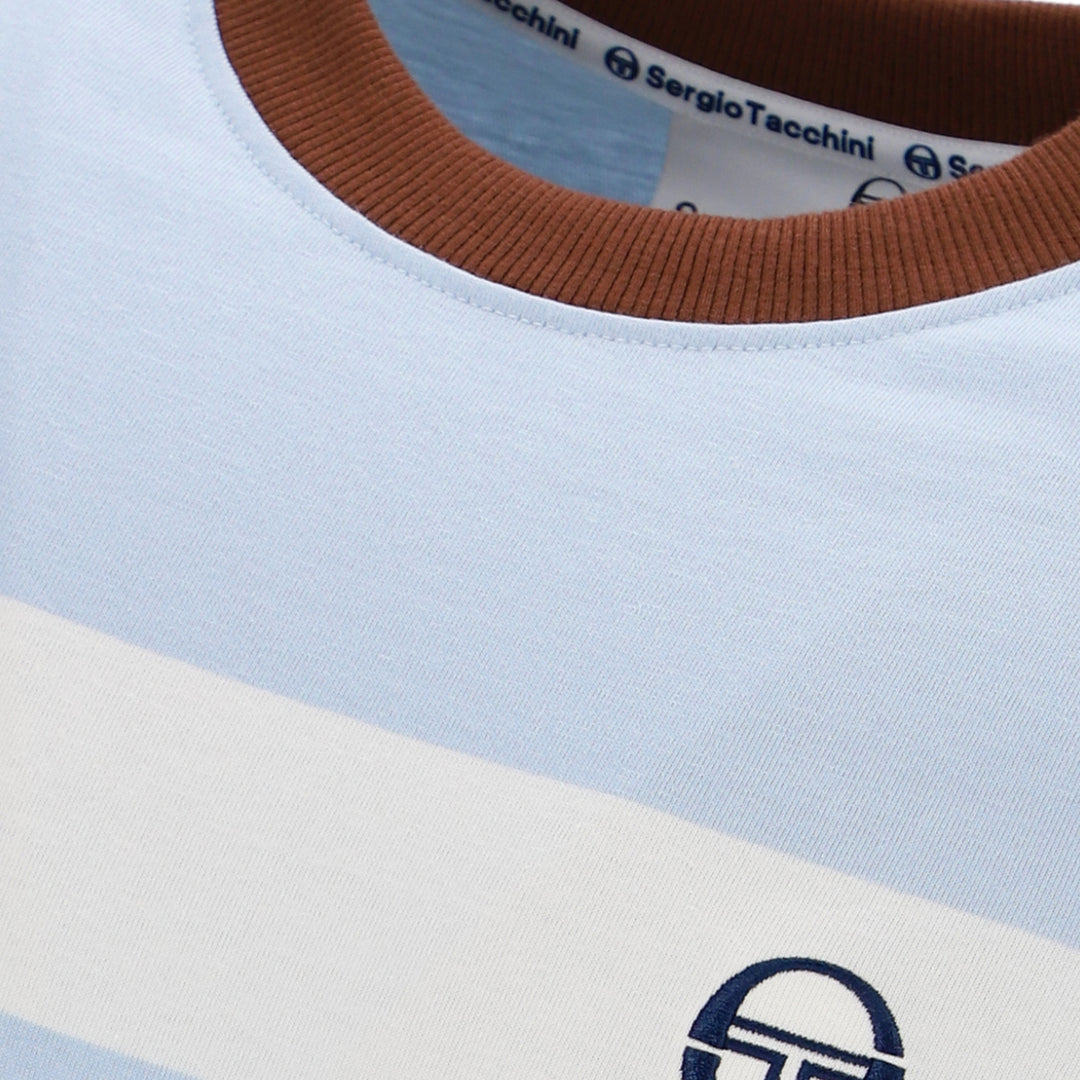 Sergio Tacchini Master T-Shirt Sky/Brown