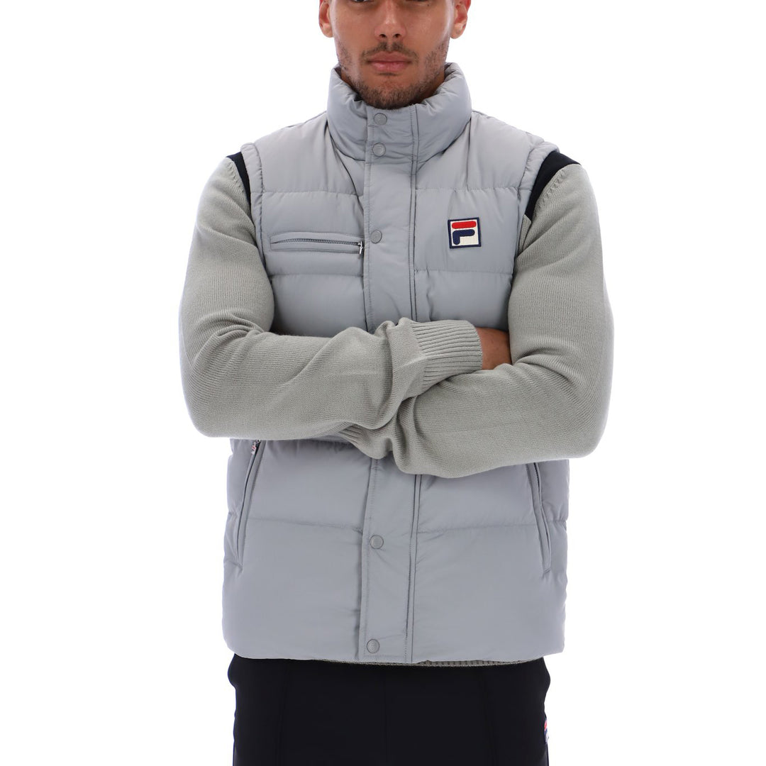 Fila Vintage Milton Gilet Grey