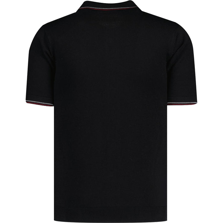 Madcap Crawdaddy Knit Polo Shirt Black