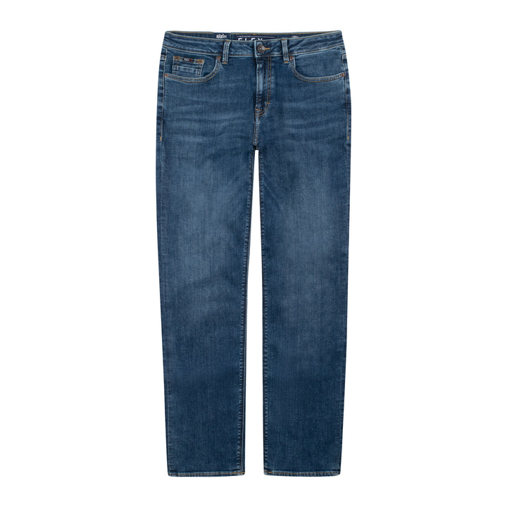 Mish Mash Flex Tapered Jeans Mid Blue