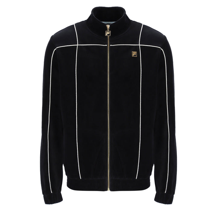 Fila Gold Nichols Velour Track Top Black