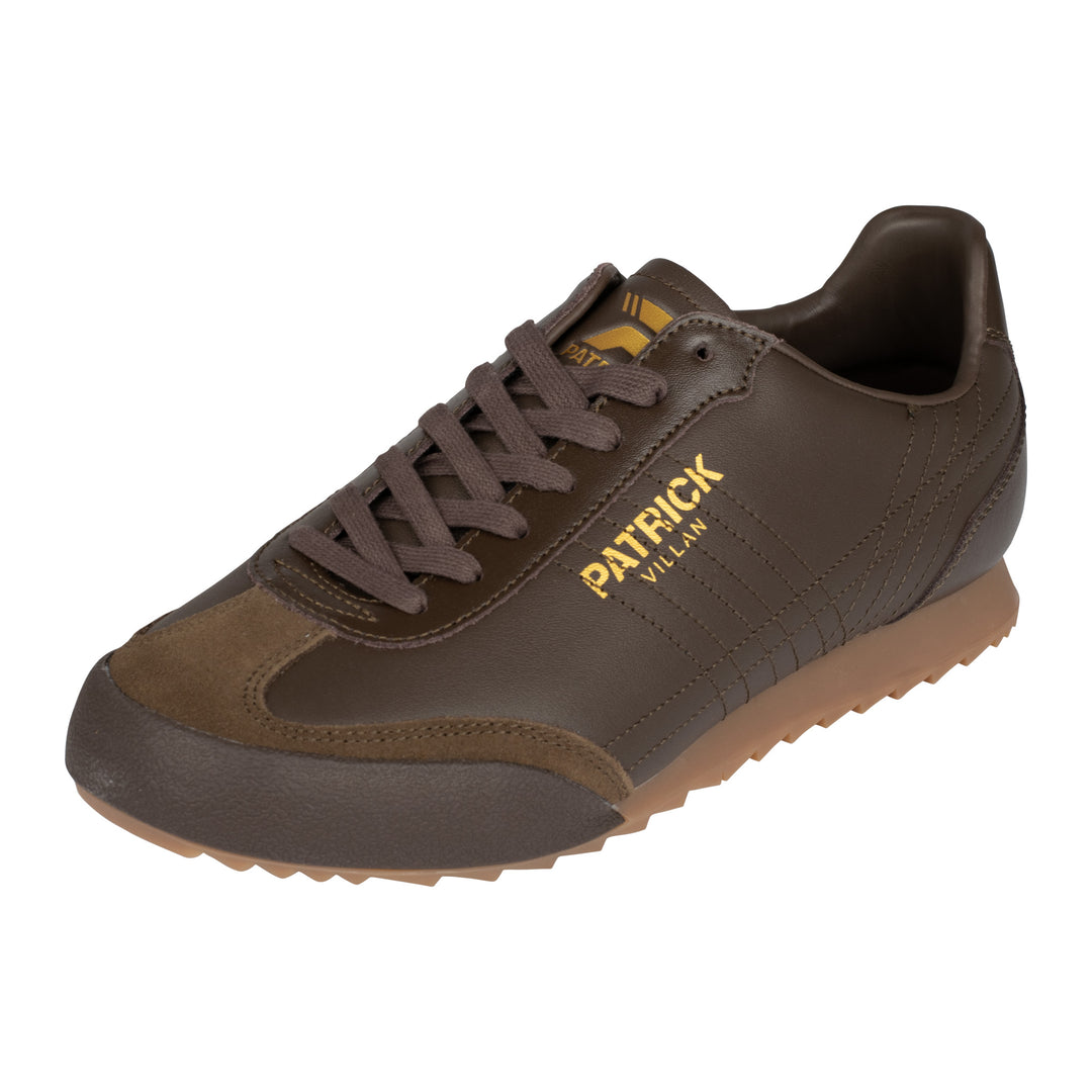 Patrick Villan Leather Trainers Brown