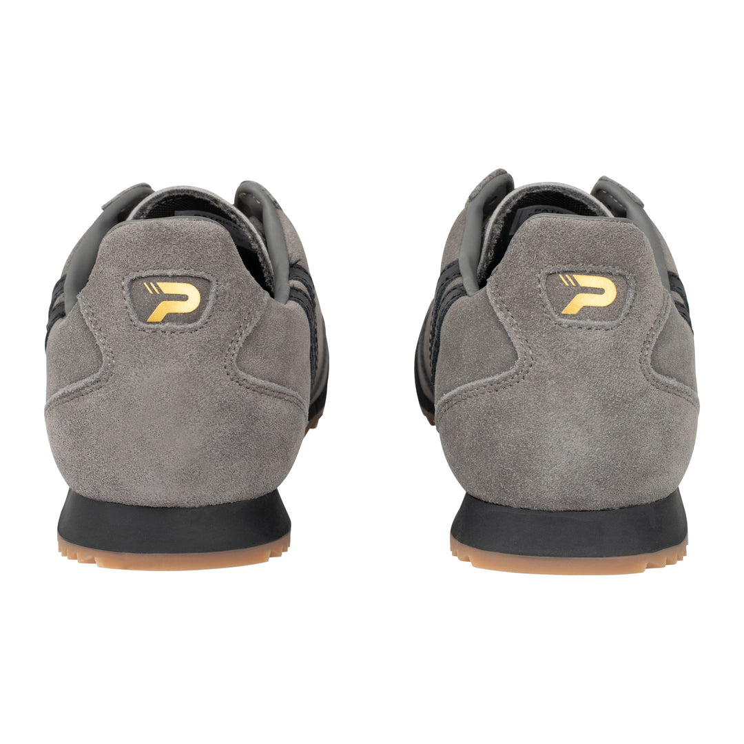 Patrick Rio Suede Trainers Grey/Black