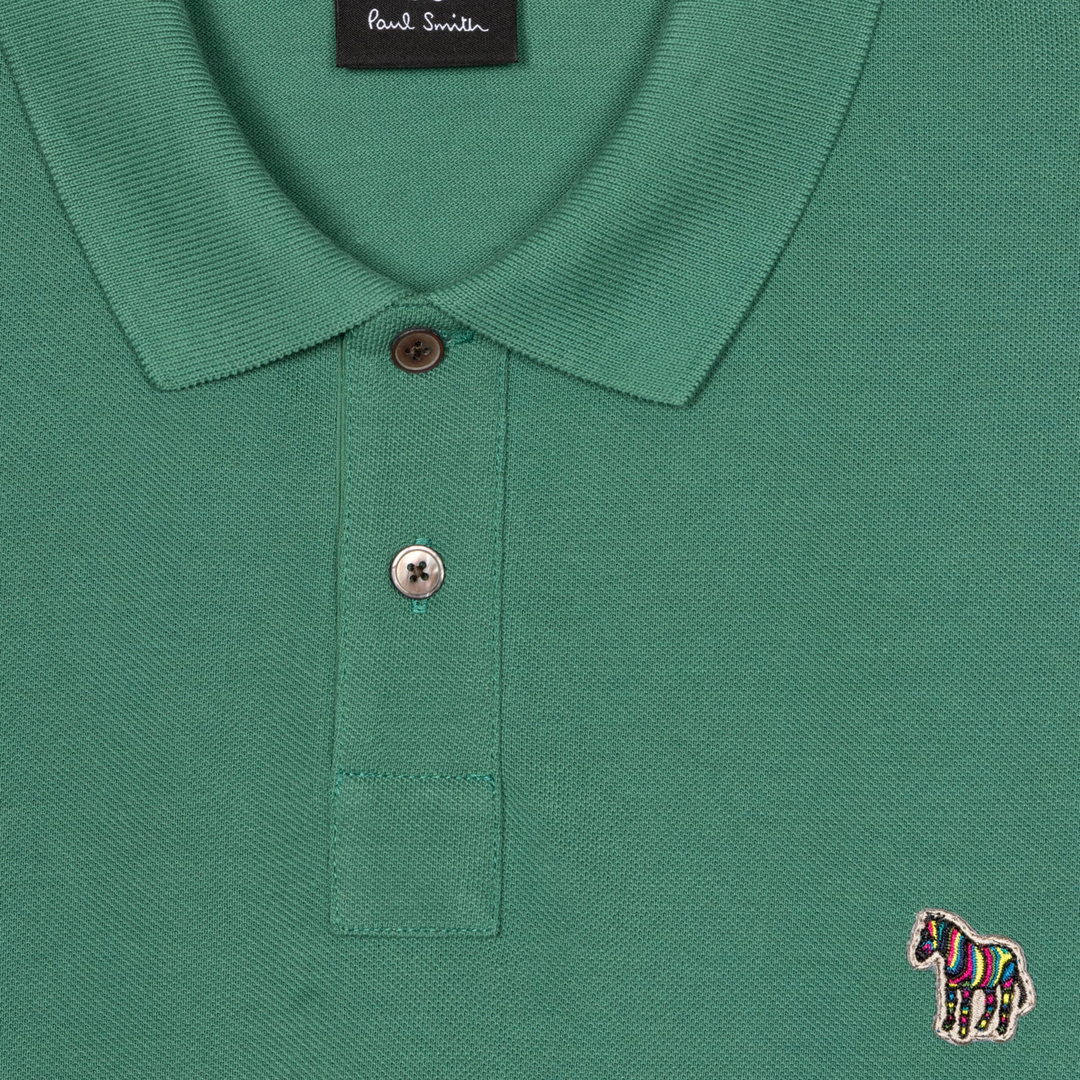 Paul Smith Zebra Polo Shirt Green