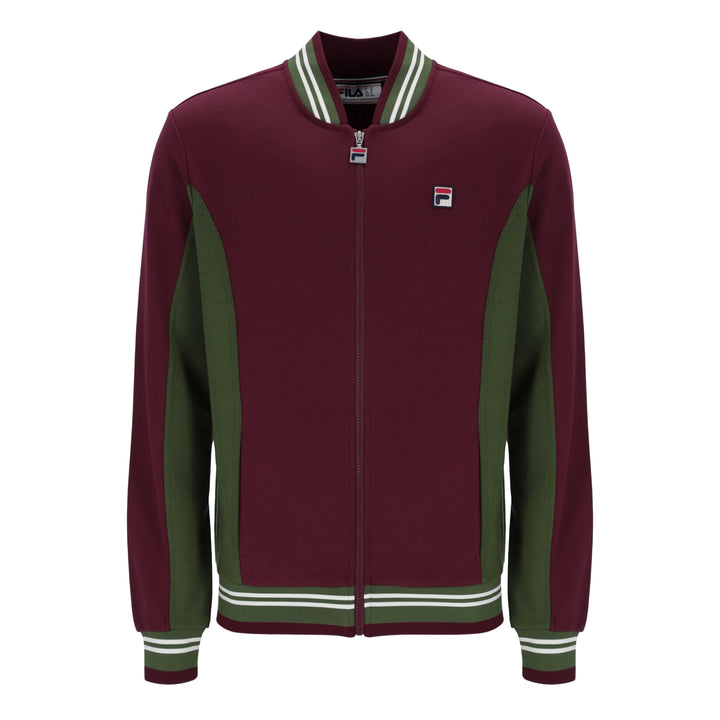 Fila Vintage Settanta Track Top Burgundy/Green