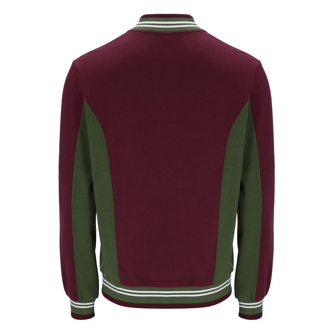 Fila Vintage Settanta Track Top Burgundy/Green