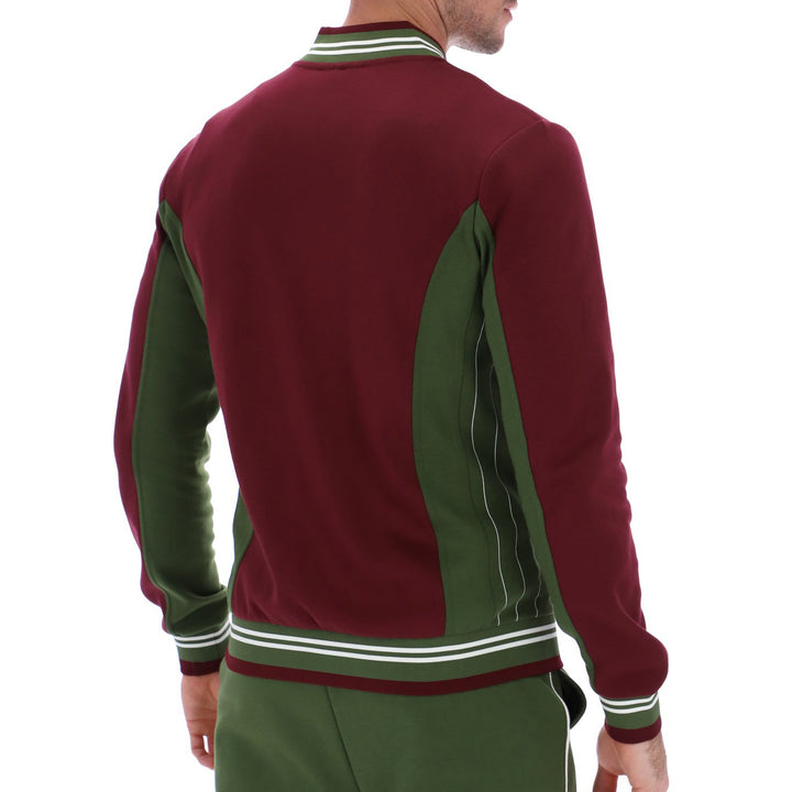 Fila Vintage Settanta Track Top Burgundy/Green