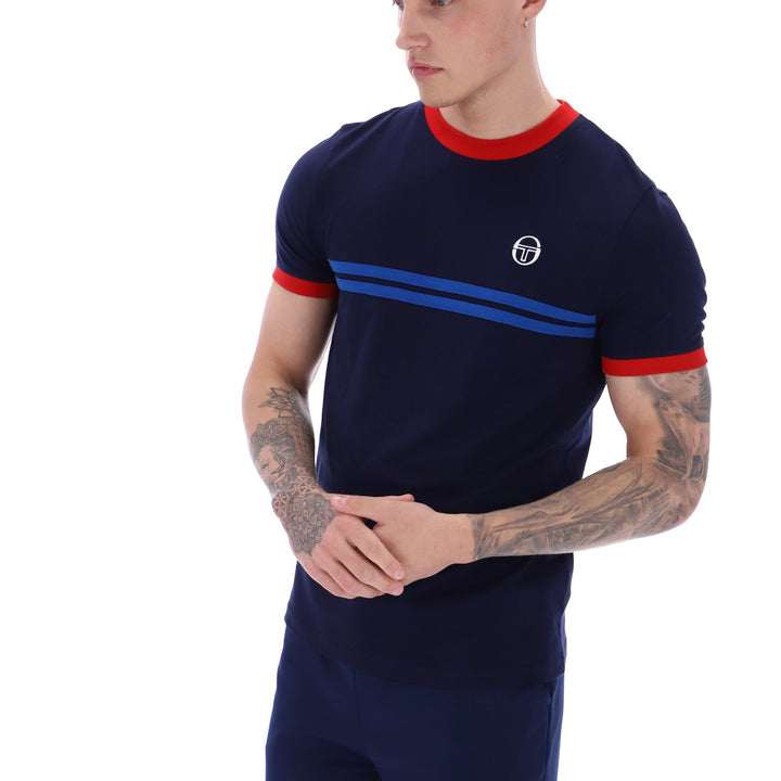 Sergio Tacchini Supermac T-Shirt Navy