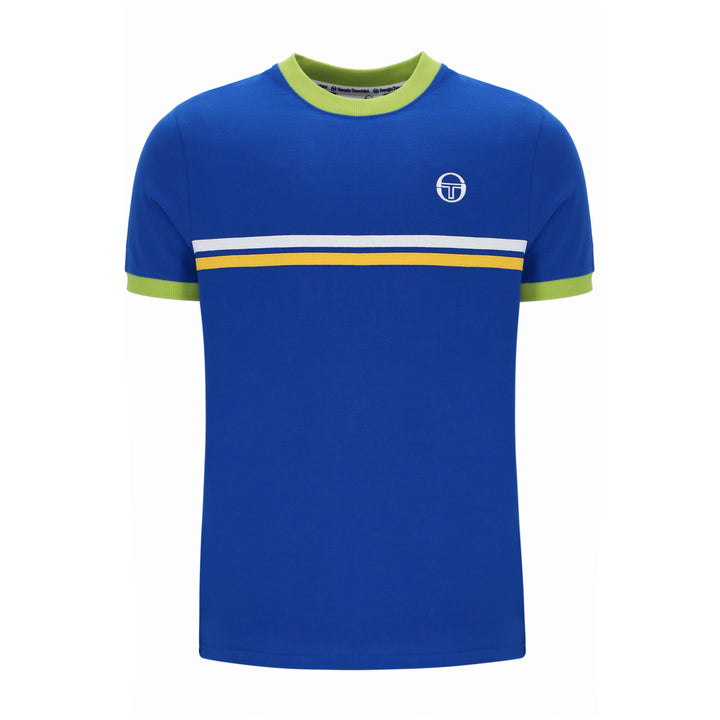 Sergio Tacchini Supermac T-Shirt Blue/Yellow