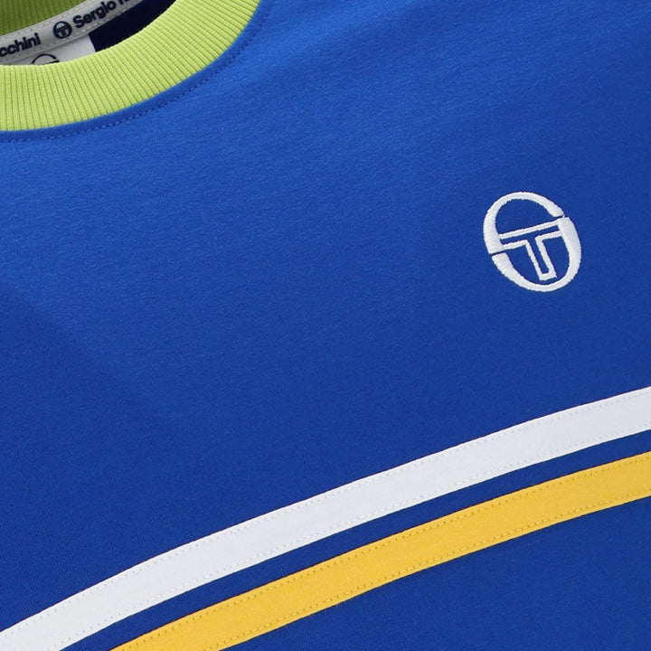 Sergio Tacchini Supermac T-Shirt Blue/Yellow