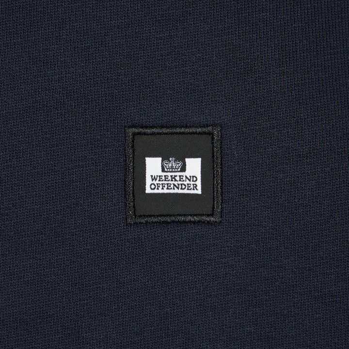 Weekend Offender Matisa Check Zip Sweatshirt Navy