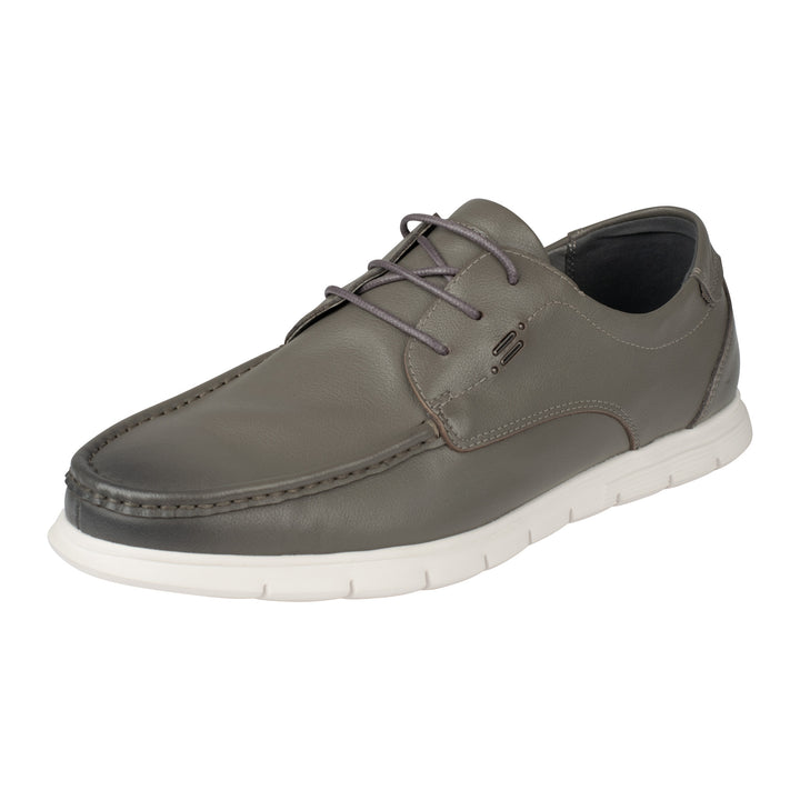 Sergio Duletti Saul Boat Shoes Grey