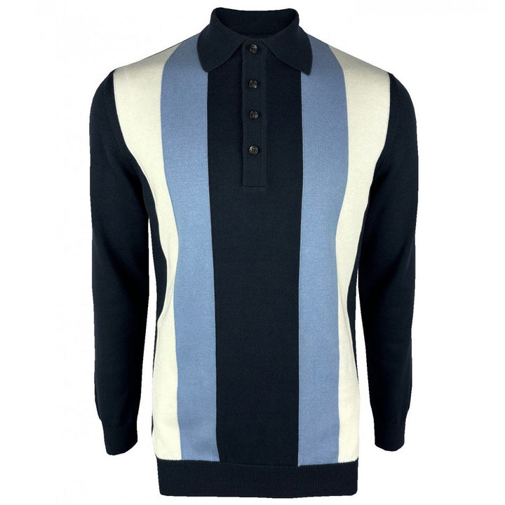 Ska & Soul "Best" Knit Polo Navy