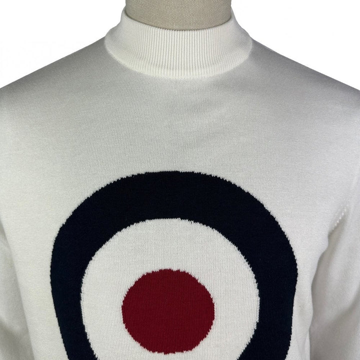 Ska & Soul "Moon" Knit Turtleneck Ecru