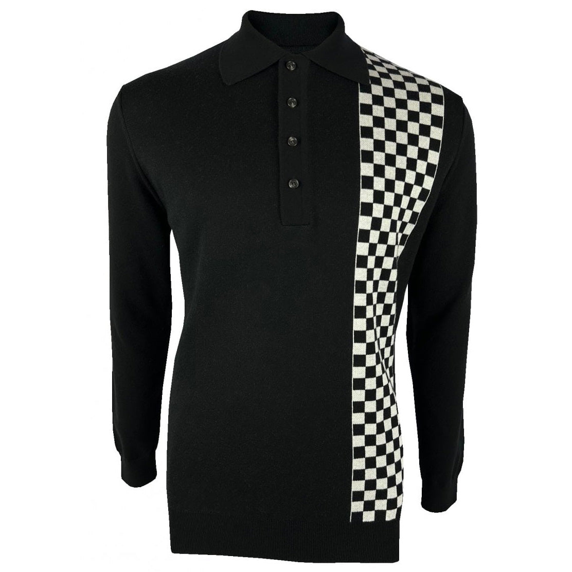 Ska Soul Weller Knit Polo Black