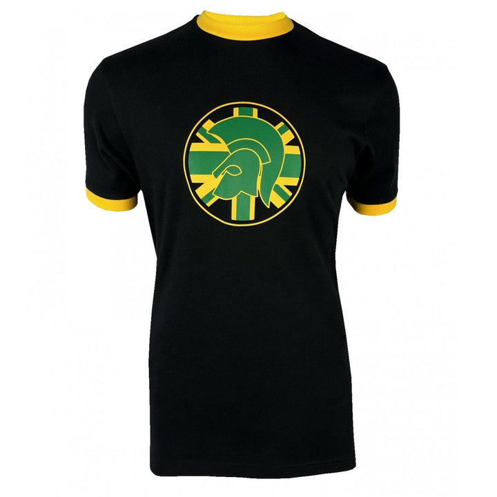 Trojan Flag Logo T-Shirt Black