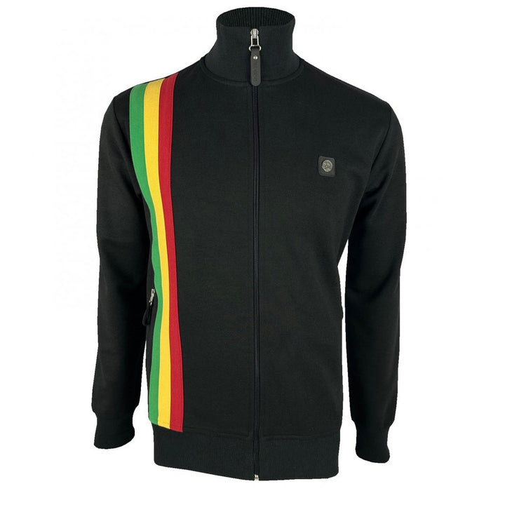 Trojan Racing Stripe Track Top Black