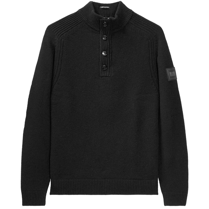 Weekend Offender Castillos Wool Sweater Black